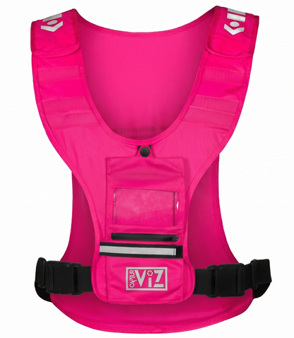 The CapturViz Vest with Front Utility Pocket – Running, Cycling, Horse Riding, Outdoor Sports