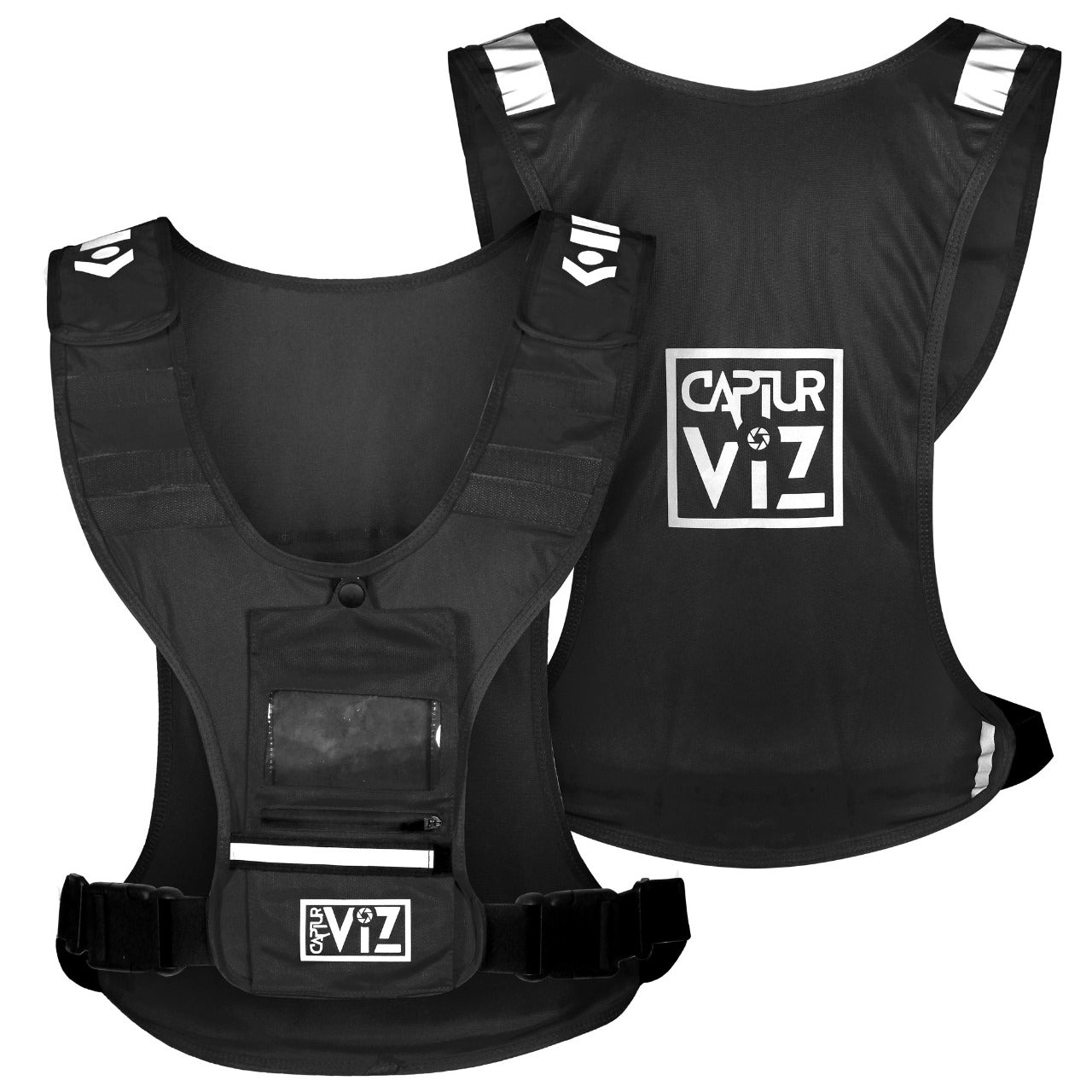 Sports Vest with Front Utility Pocket – Running, Cycling, Horse Riding, Outdoor Sports