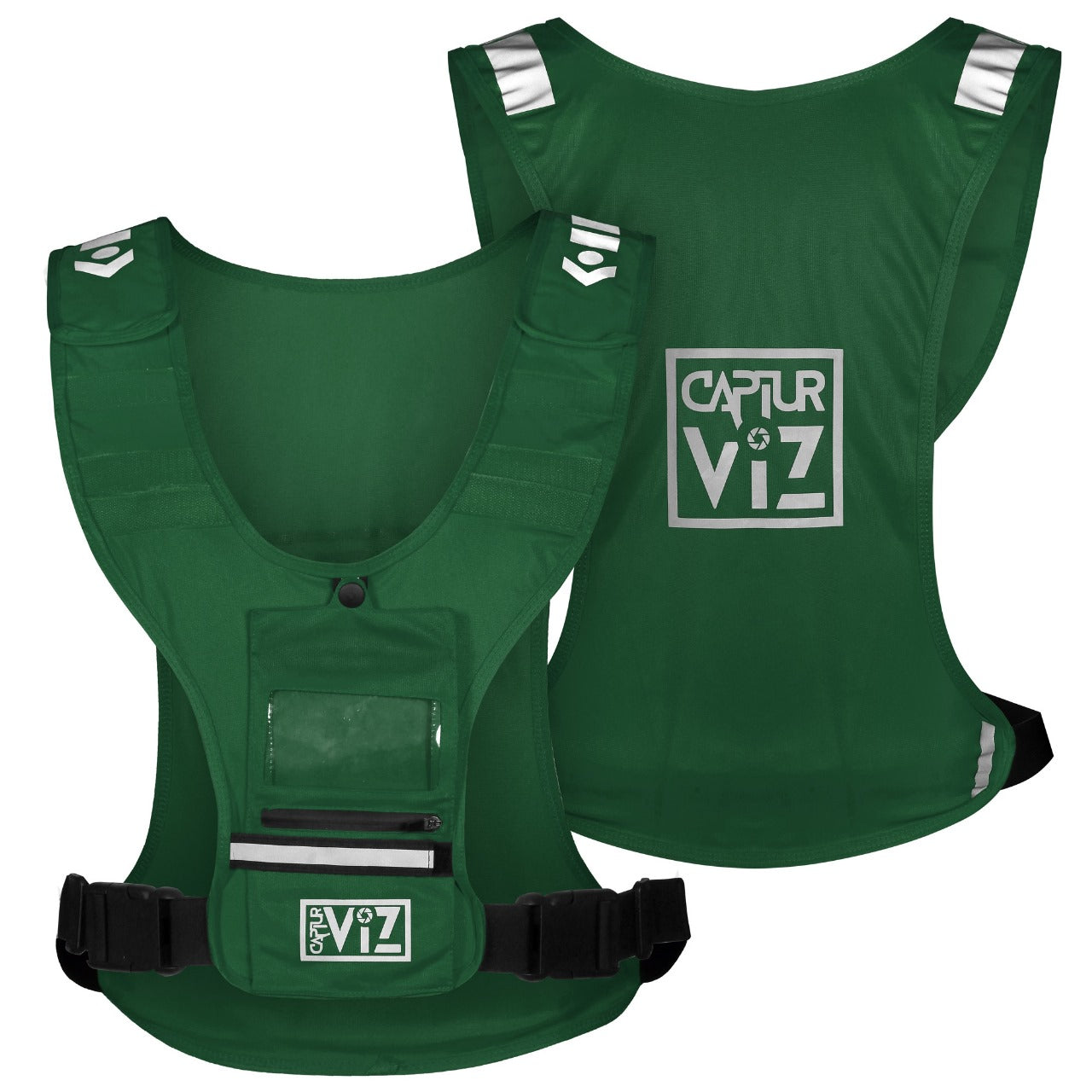 Sports Vest with Front Utility Pocket – Running, Cycling, Horse Riding, Outdoor Sports