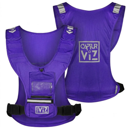 The CapturViz Vest with Front Utility Pocket – Running, Cycling, Horse Riding, Outdoor Sports