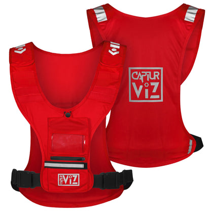 Sports Vest with Front Utility Pocket – Running, Cycling, Horse Riding, Outdoor Sports